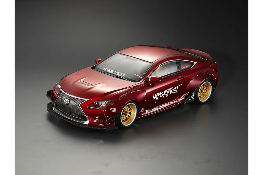 Killerbody 1/10 Lexus RC F Wide Body Kit - Clear Unpainted image 3