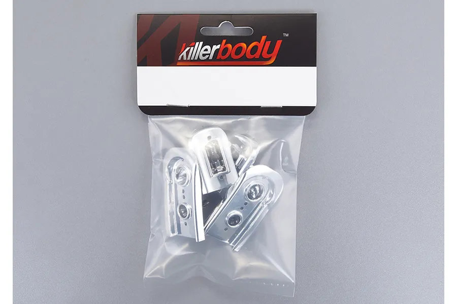 Killerbody 1/10 Alfa Romeo 2000 GTAm Chromed Light Bucket Set image 56548