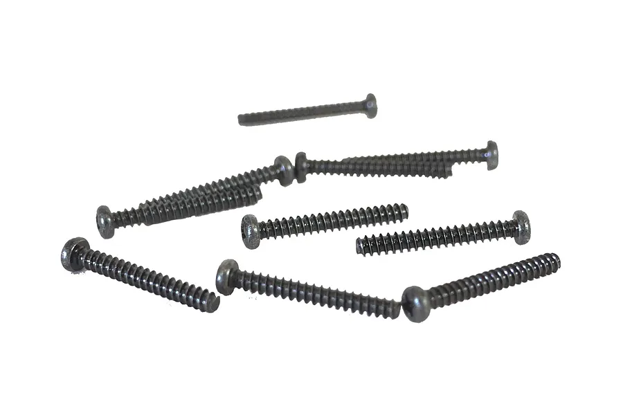 BlackZon 2.6x20mm Coarse Thread Button Head Screws 10Pcs image 56599