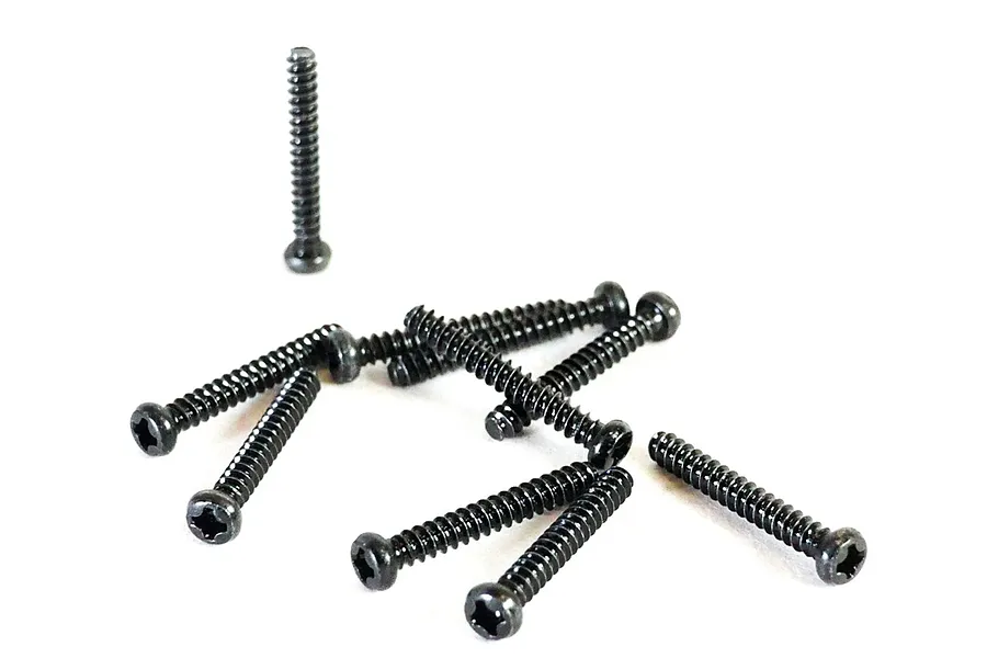 BlackZon 2.3x16mm Coarse Thread Button Head Screws 10Pcs image 56600