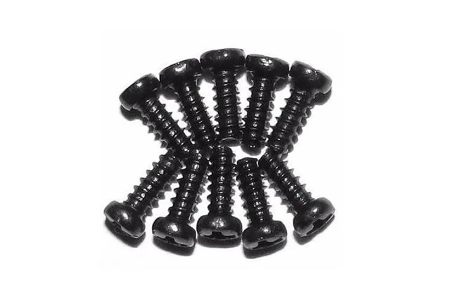 BlackZon 2.3x6mm Coarse Thread Button Head Screws 10Pcs image 56604