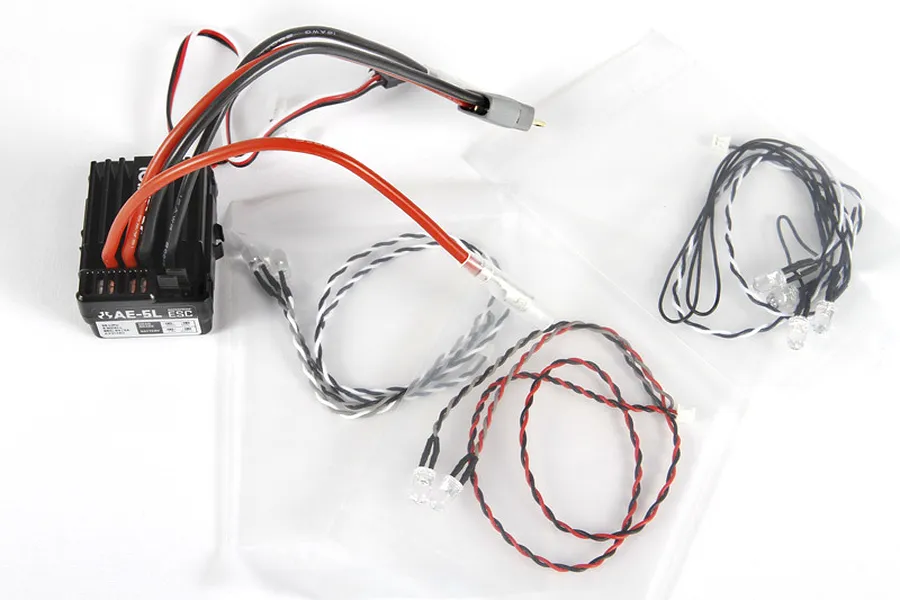 Axial AE-5L ESC w/LED Ports and 6 LED Lights 6Pcs image 56674