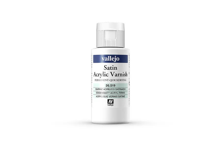 Vallejo Satin Acrylic Varnish 60ml image 56675