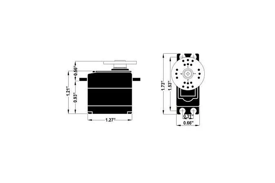 Hitec HS-5245MG Mini 4.4kg Metal Geared Servo image 56687