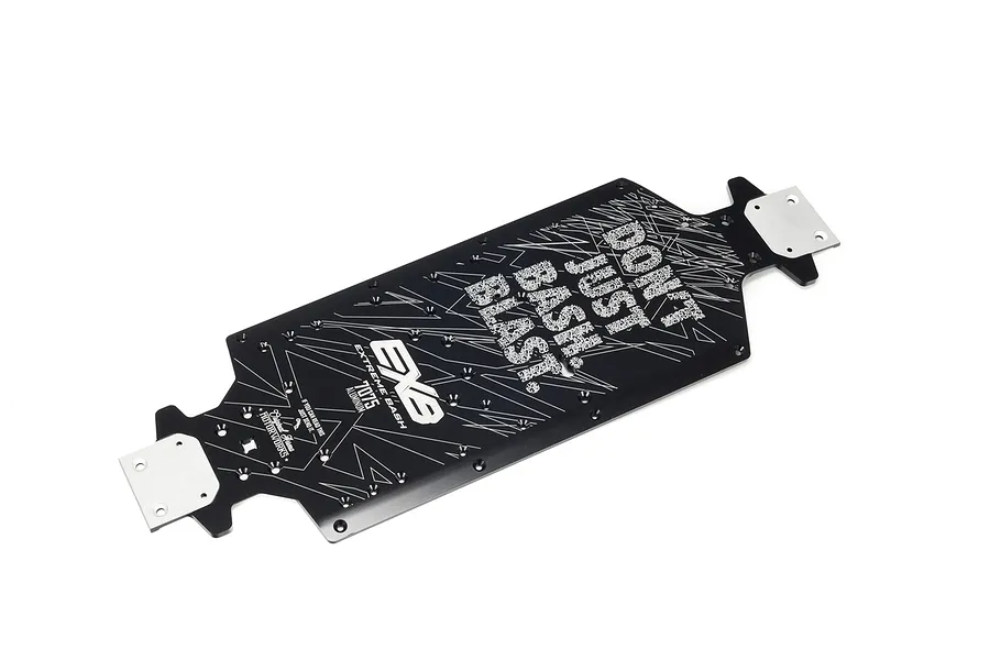 ARRMA 1/5 OUTCAST 8S Black 7075-T6 Aluminium 445mm CNC Main Chassis image 56718