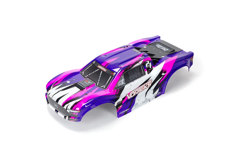 ARRMA 1/10 VORTEKS Purple Painted Body Shell image 56804