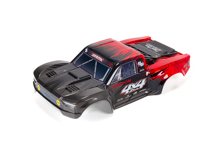 ARRMA 1/10 SENTON 4x4 Red Painted Body Shell image 56807