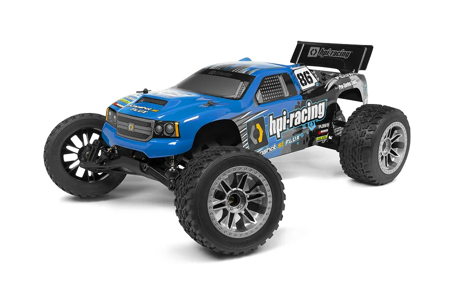 HPI Jumpshot ST Flux RC Stadium Truck Electric Brushless 2WD 1/10 Scale RTR - Blue image 56934