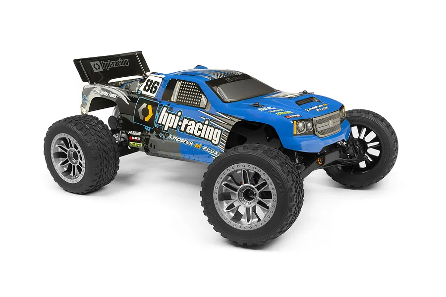 HPI Jumpshot ST Flux RC Stadium Truck Electric Brushless 2WD 1/10 Scale RTR - Blue image 56935