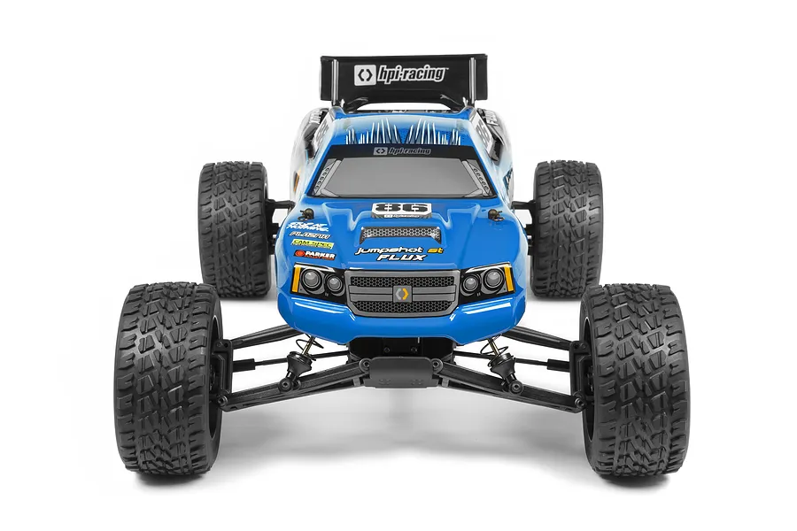 HPI Jumpshot ST Flux RC Stadium Truck Electric Brushless 2WD 1/10 Scale RTR - Blue image 56936