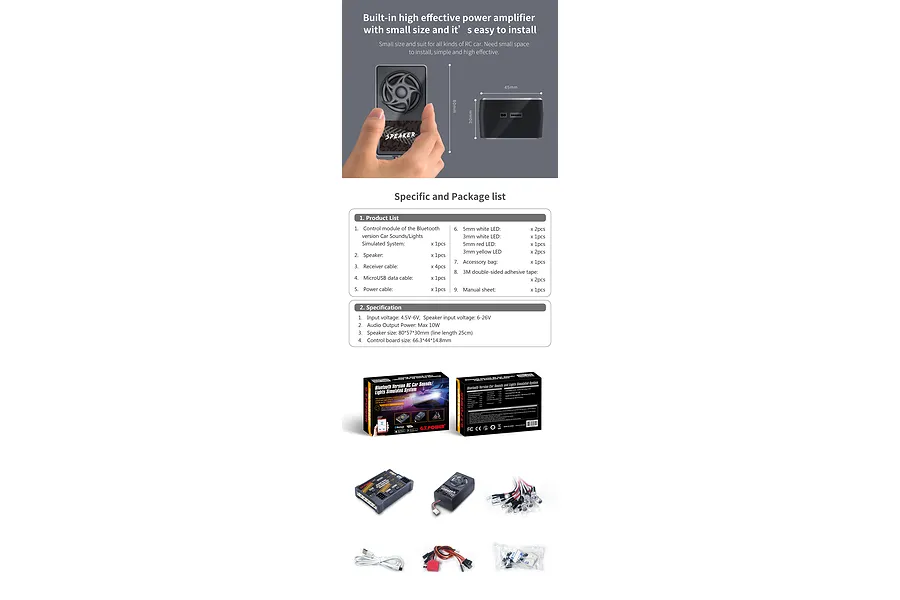 G.T. Power Bluetooth Audio / Lights System image 56987