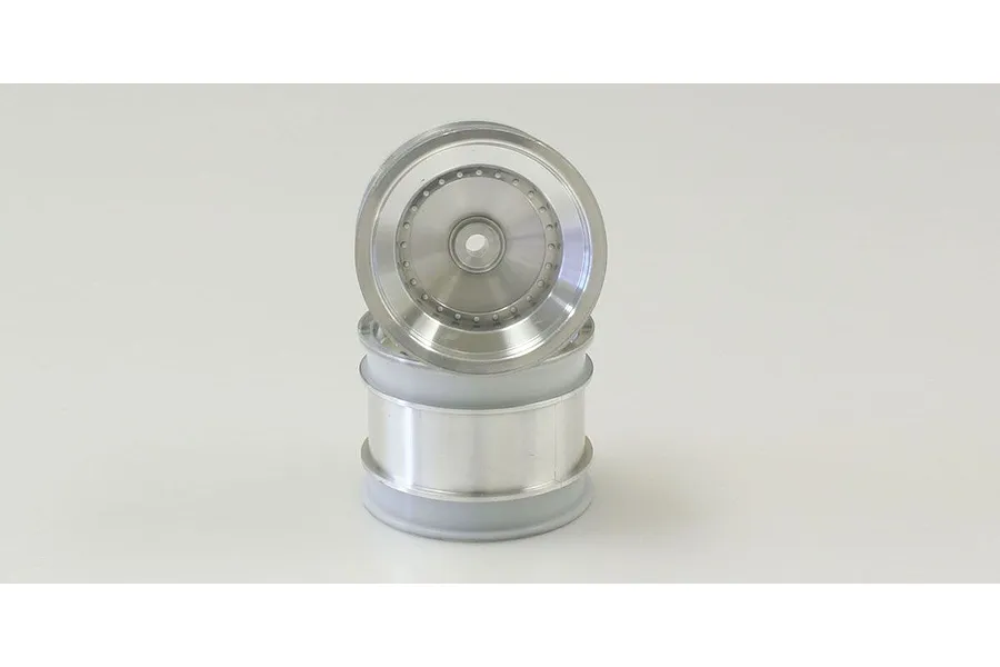 Kyosho Scorpion Satin Chrome Plated Rear Rims 2Pcs image 57023