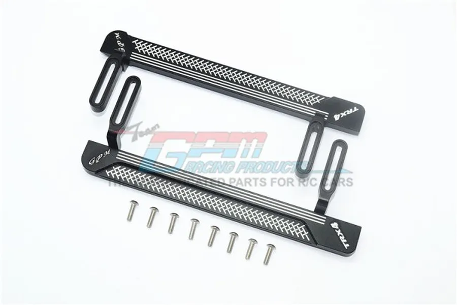 GPM Black Aluminium TRX-4 Side Step Plate Set 2Pcs image 57027