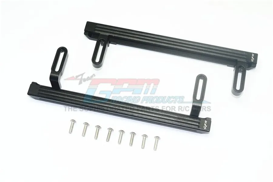 GPM Black Aluminium TRX-4 Side Step Plate Set 2Pcs image 57029