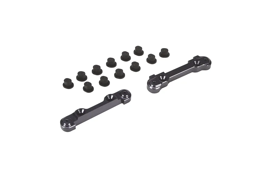 Losi Black Aluminium Front Suspension Mount Set image 57075