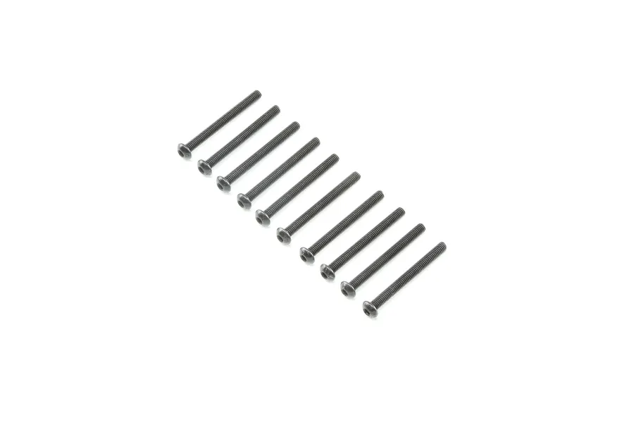 Losi 3x30mm Fine Thread Button Head Screws 10Pcs image 57110
