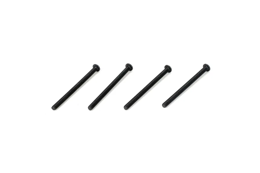 TLR 3x44mm Fine Thread Button Head Screws 4Pcs image 57116