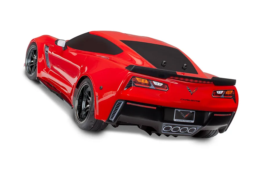 Traxxas 1/10 Chevrolet Corvette Z06 Painted Body Shell - Red image 57120