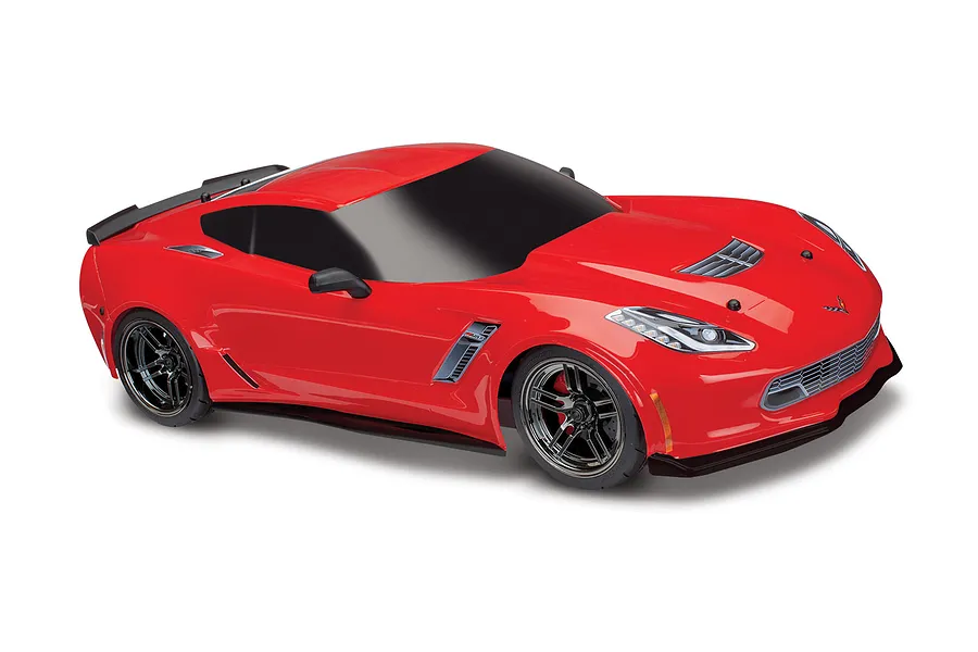 Traxxas 1/10 Chevrolet Corvette Z06 Painted Body Shell - Red image 57121