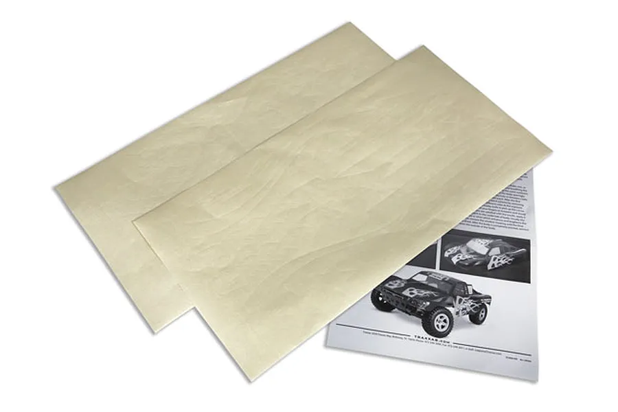 Traxxas 1/10 Slash Cutting Position Mask Sheet Set image 57123