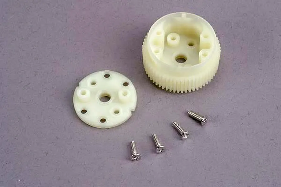 Traxxas Main Differential Gear w/ Side Cover Plate &amp;amp; Screws image 57176
