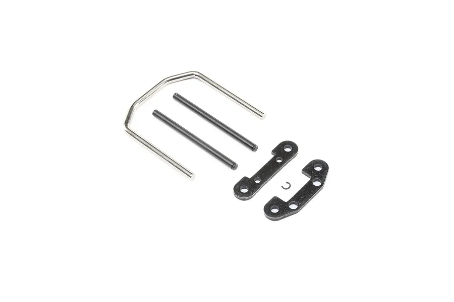 Losi Front Hinge Pin &amp;amp; Brace Set image 57184