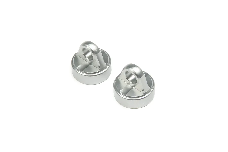 Losi Silver Aluminium Shock Caps 2Pcs image 57195