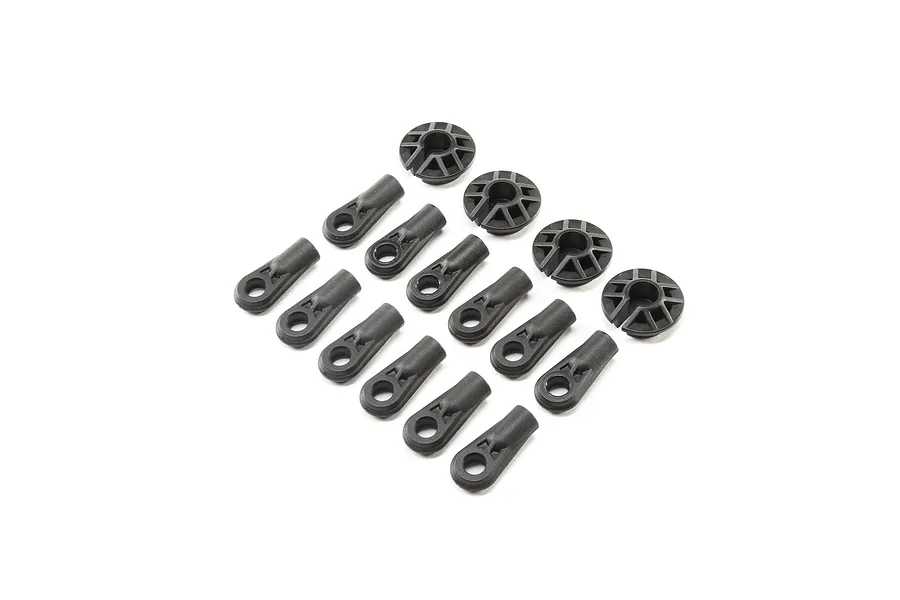 Losi Shock, Rod Ends &amp;amp; Spring Cups Set 12Pcs image 57196