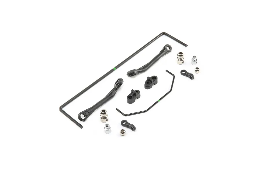 Losi Front &amp;amp; Rear Sway Bar Set image 57210