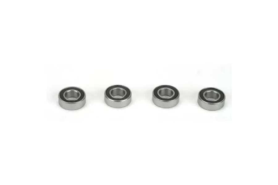 Losi 6x12x4mm Rubber Shielded Ball Bearings 4Pcs image 57238