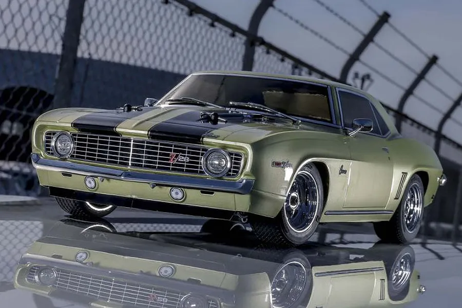 Kyosho Fazer Mk2 1969 Chevrolet Camaro Z28 RC Car Electric 4WD 1/10 Scale RTR - Frost Green image 57317