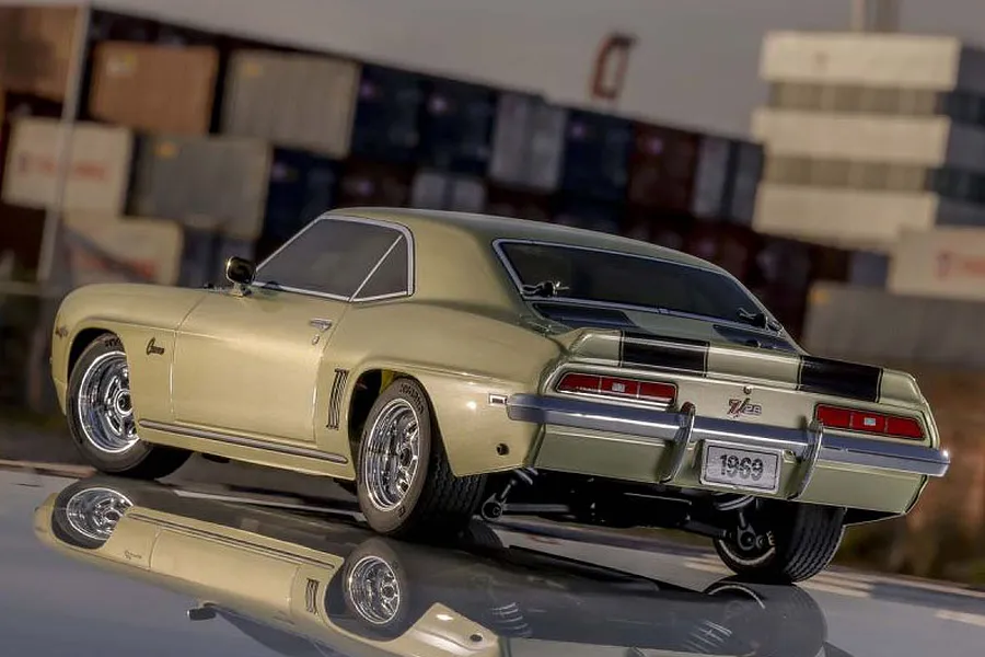 Kyosho Fazer Mk2 1969 Chevrolet Camaro Z28 RC Car Electric 4WD 1/10 Scale RTR - Frost Green image 57318