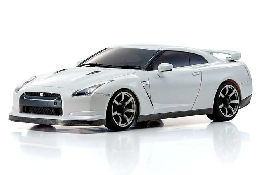 Kyosho Mini-Z Nissan Skyline GT-R R35 RC Drift Car Electric AWD RTR - White Pearl image 57378