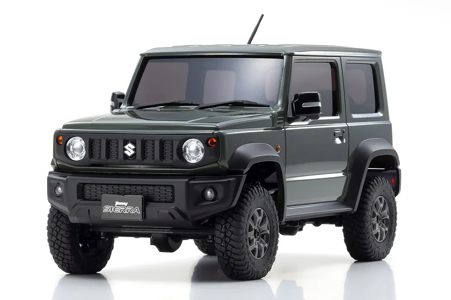 Kyosho Mini-Z Suzuki Jimny Sierra RC Rock Crawler Electric 4x4 RTR - Jungle Green (Team Wheelie Bin) image 57416