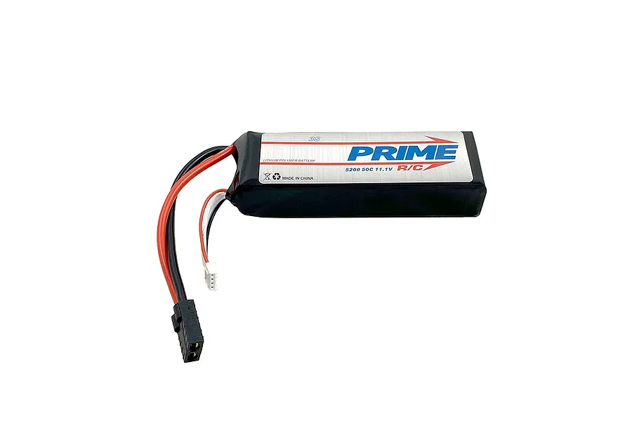 Prime RC 11.1v 5200mAh 50C Soft Case LiPo Battery image 57427