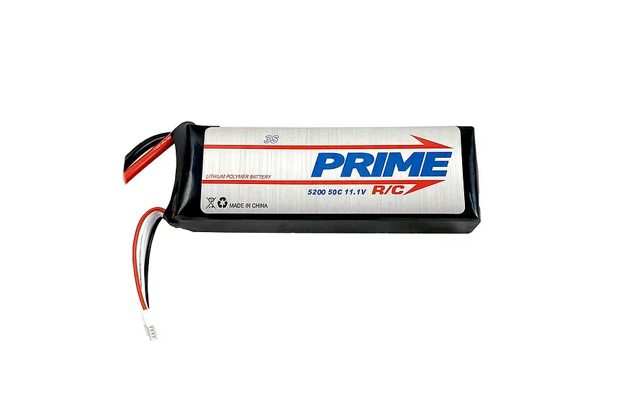 Prime RC 11.1v 5200mAh 50C Soft Case LiPo Battery image 57428