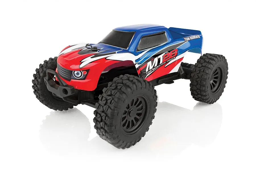 Team Associated MT28 RC Monster Truck Electric 2WD 1/28 Scale RTR image 57453