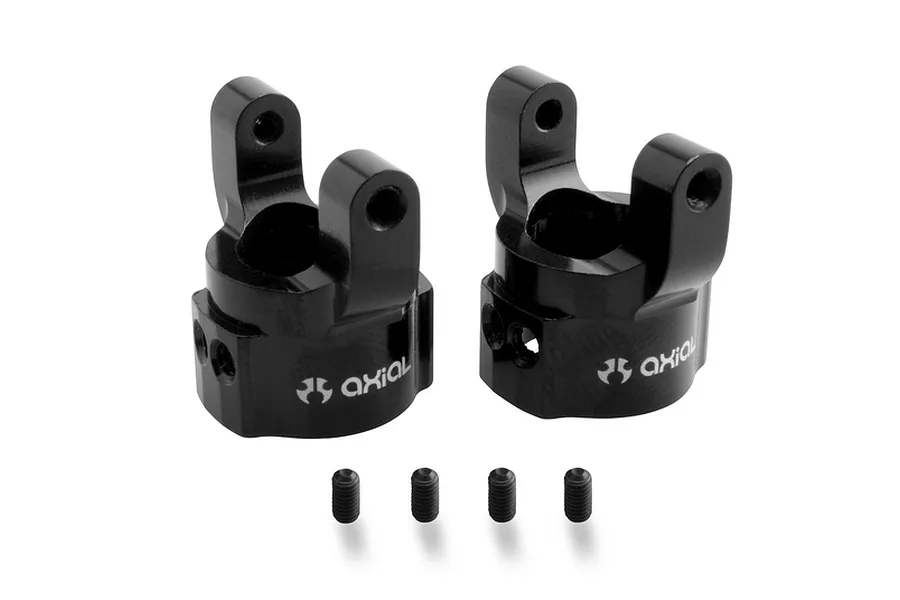 Axial Black Aluminium Hub Carriers 2Pcs image 5747