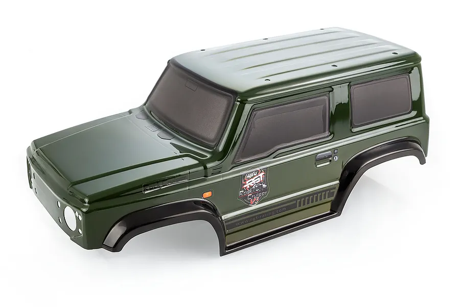 HSP 1/10 RC4 Rock Cruiser V3 Truck Painted Green Body Shell image 57478