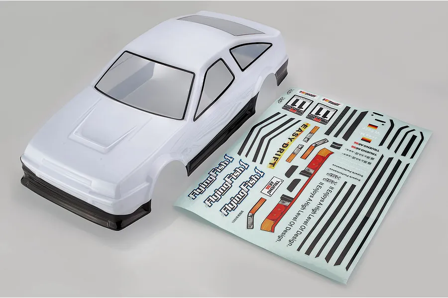 HSP 1/10 On Road White Painted Body Shell image 57488