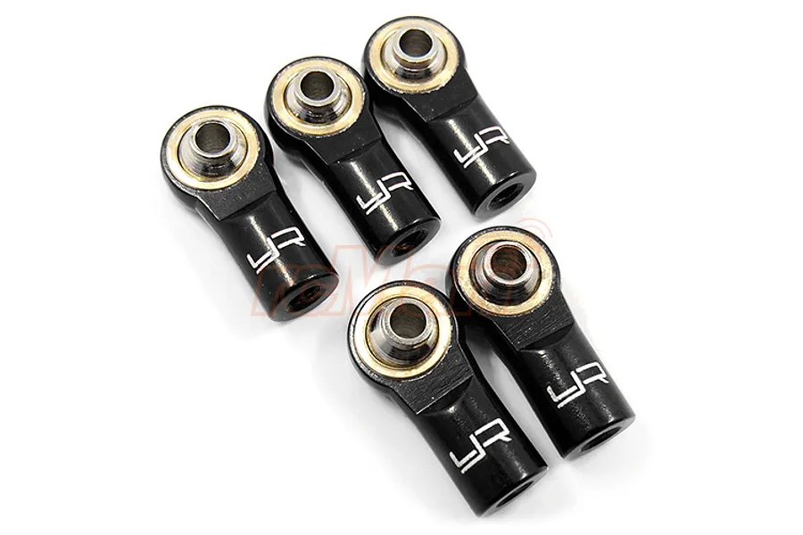 Yeah Racing Aluminium M3 Rod Ends 5Pcs -  Black image 57524