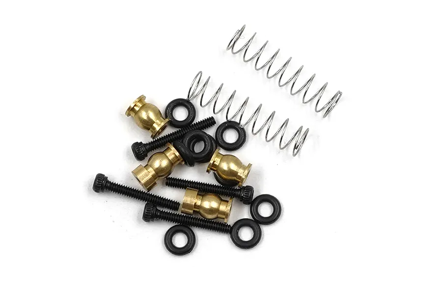 Yeah Racing Black Aluminium 37mm SCX24 Internal Shocks 2Pcs w/ Hardware image 57540