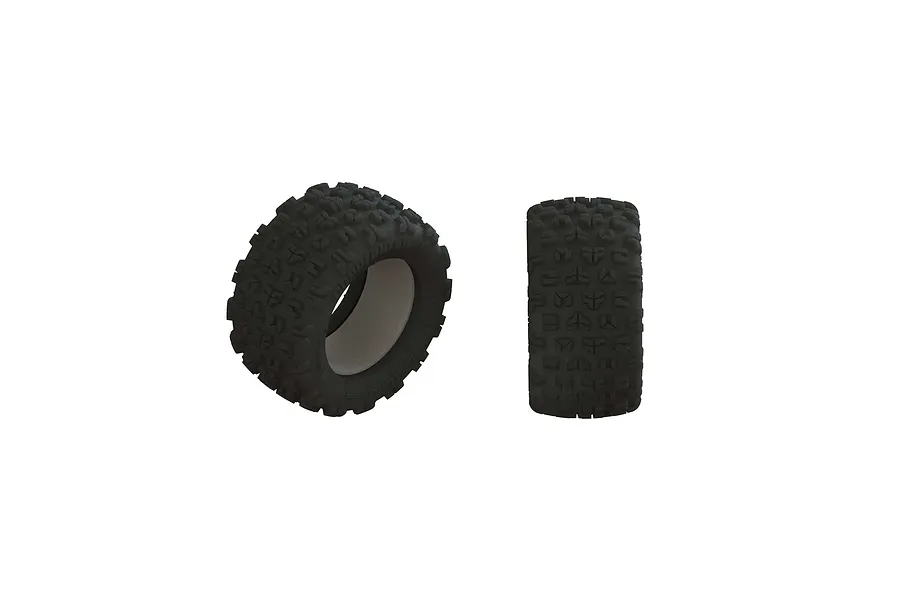ARRMA 4.8&amp;quot; DBoots Copperhead2 MT Tyres w/ Foam Inserts 2Pcs image 57597