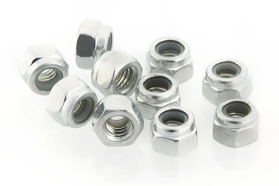 Plaig RC 4mm Steel Nyloc Nuts 10Pcs image 57607