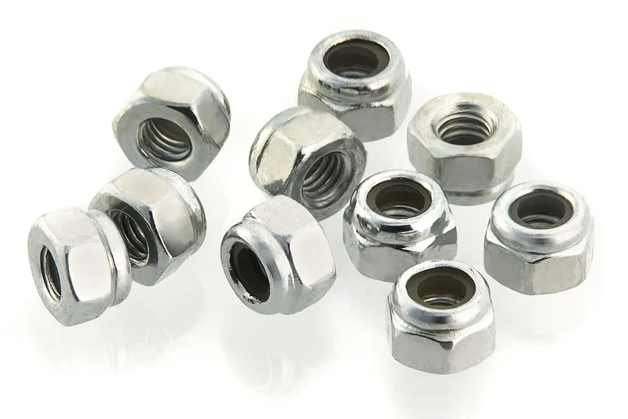 Plaig RC 3mm Steel Nyloc Nuts 10Pcs image 57608