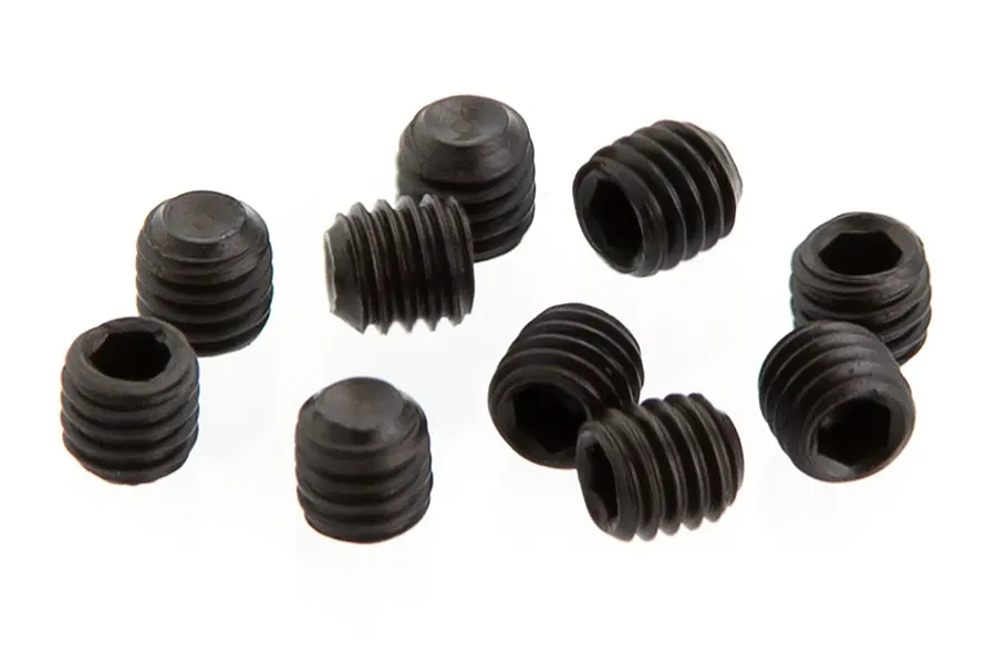 Plaig RC 3x3mm Fine Thread Grub Screws 10Pcs image 57609