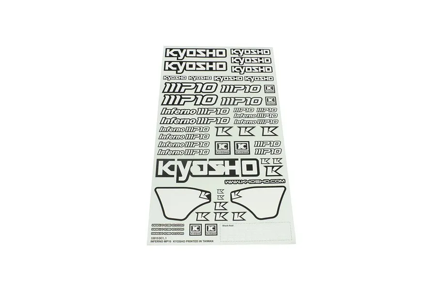 Kyosho 1/8 MP10 Decal Sheet image 57722
