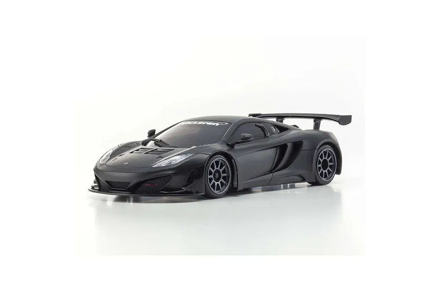 Kyosho Mini-Z McLaren 12C GT3 2013 RC Car Electric RWD RTR - Matte Black image 57732