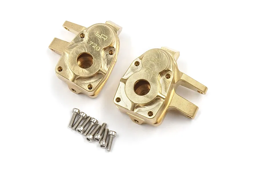 Yeah Racing Brass Capra SCX10 III Steering Hubs 2Pcs image 57769