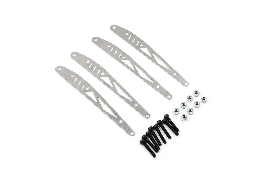 Yeah Racing Stainless Steel RBX10 Ryft Rear Trailing Arm Plate Set image 57782